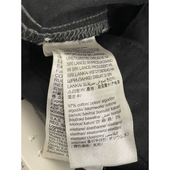 Calvin Klein Men's Straight Fit Stretch Chino Pants - Gray Pinstripe 34W X 34L - Picture 3 of 4